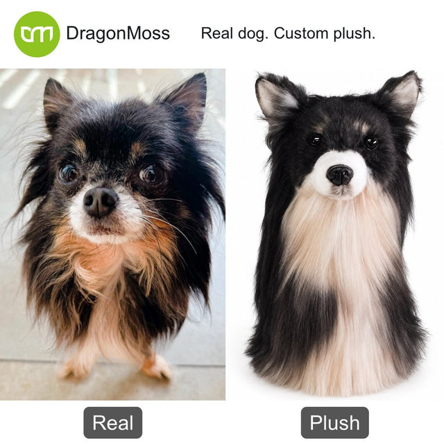 Dog photo beside a custom PawCaddie golf headcover, comparison 54