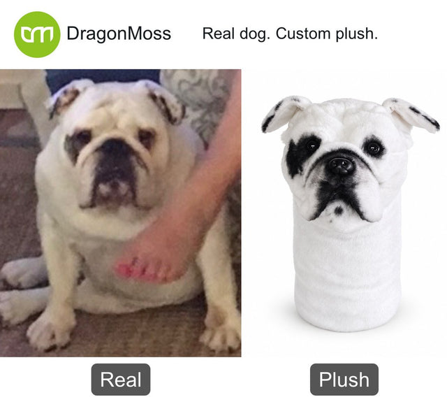 Dog photo beside a custom PawCaddie golf headcover, comparison 51