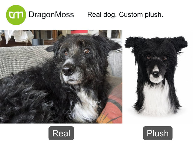 Dog photo beside a custom PawCaddie golf headcover, comparison 37