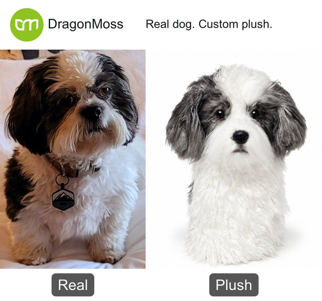 Dog photo beside a custom PawCaddie golf headcover, comparison 24